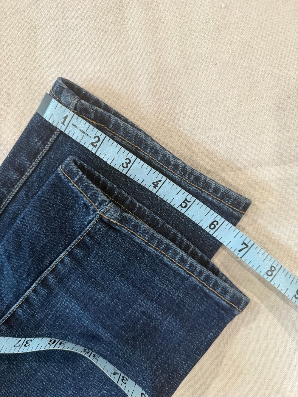 Lucky Brand Men's Skinny Ripped Dark Blue Jeans - Picture 8 of 10